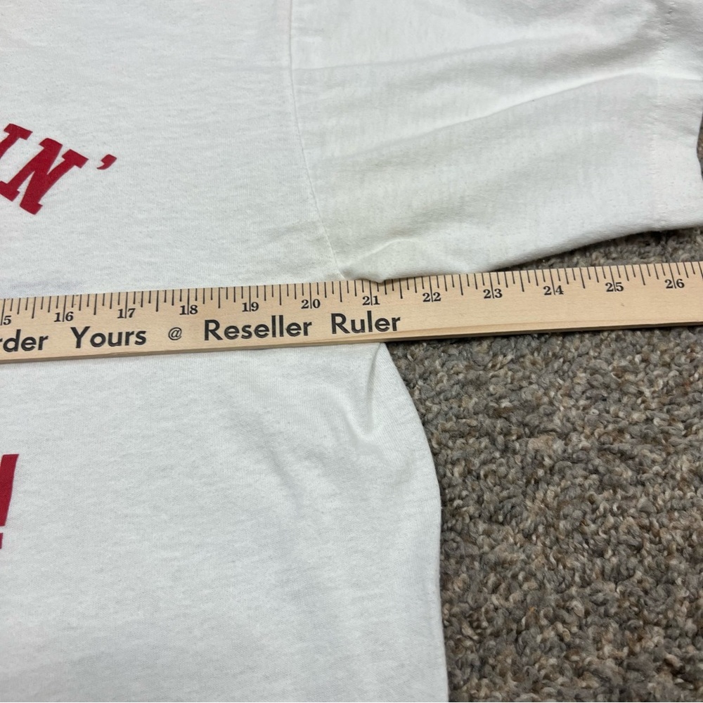 Vintage AR Razorback shirt mens XL white Bert’s rootin 90s streetwear retro‎ - Picture 12 of 13